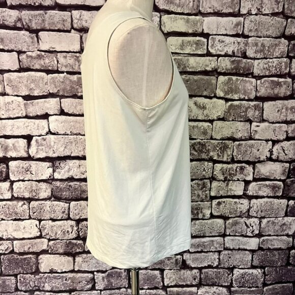Chico's Additions Ivory Sleeveless Tank Size L - Picture 8 of 9